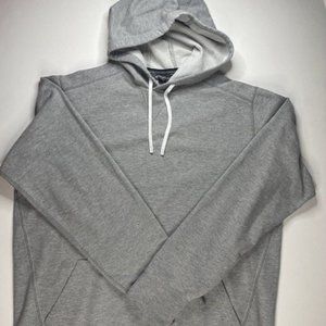 Eddie Bauer Hoodie Men's size L Gray Outdoor Fleece pullover